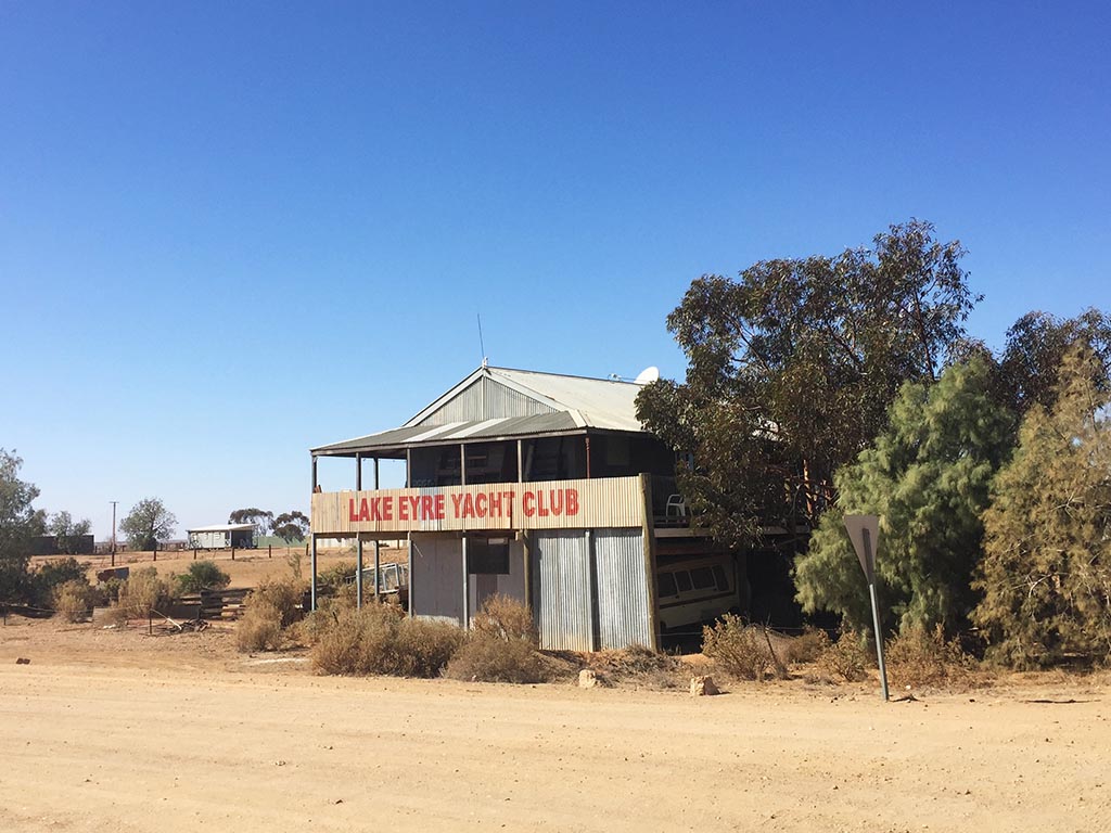 The Lake Eyre Yacht Club in Marree, South Australia