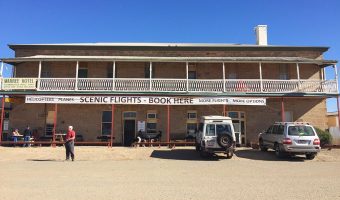 The front of the Marree Hotel