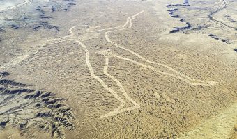The Marree Man from above