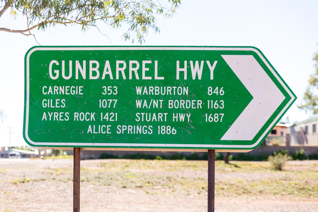 Gunbarrel Highway Sign