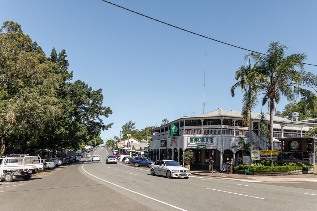 Main street of Eumundi - Sunshine Coast Hinterland Towns
