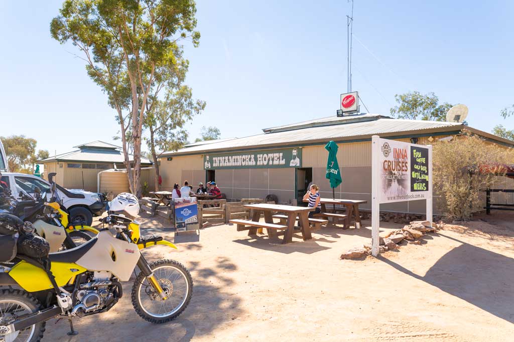 The front of the Innamincka Hotel