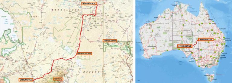 4WD TRACKS SOUTH AUSTRALIA STRZELECKI TRACK   STRZELECKI TRACK MAP 768x276 